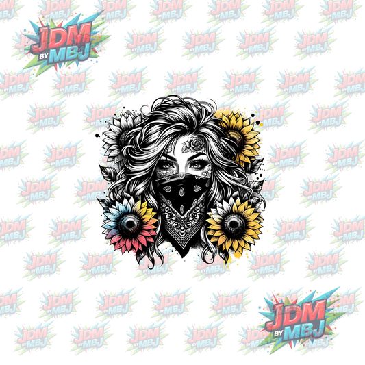 Iron On - Tattoo Girl DTF