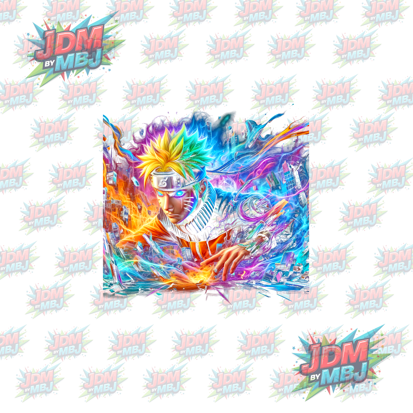 Iron On - Naruto 'Halftone' DTF