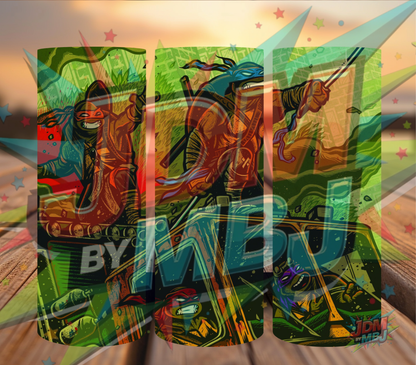 Inspirado en las impresiones de sublimación de las Tortugas Ninja Adolescentes