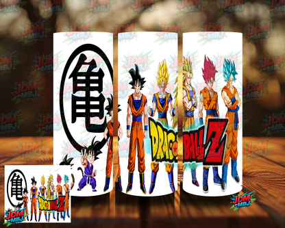 Inspired by Dragon Ball Z Sublimation Prints