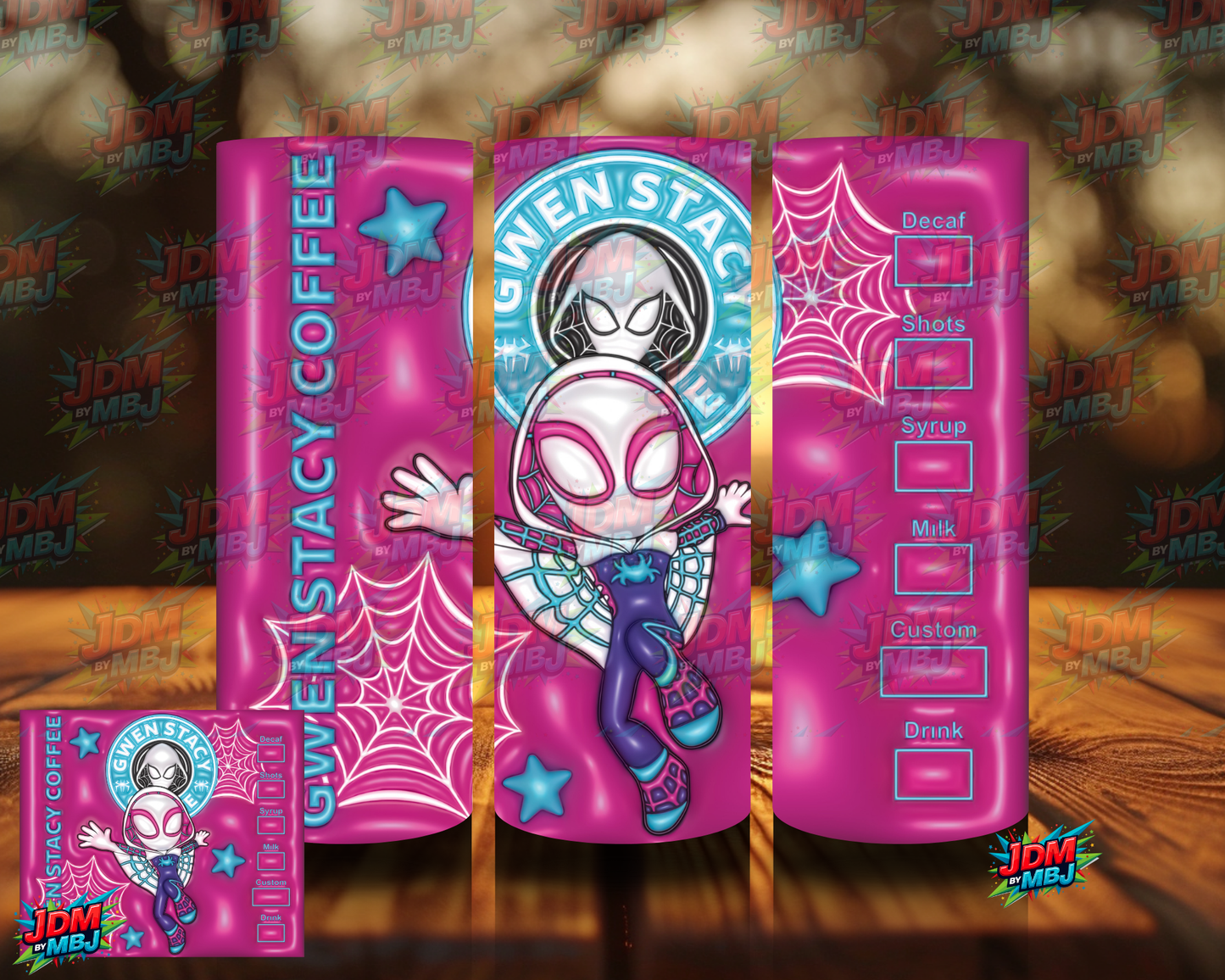 Bubble Style "Coffee" Sublimation Prints