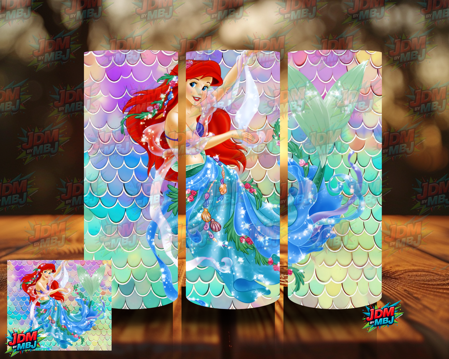 Inspired by The Little Mermaid Sublimation Prints