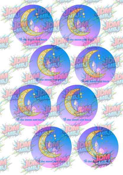 Impresiones de sublimación de posavasos para coche (8 por página)