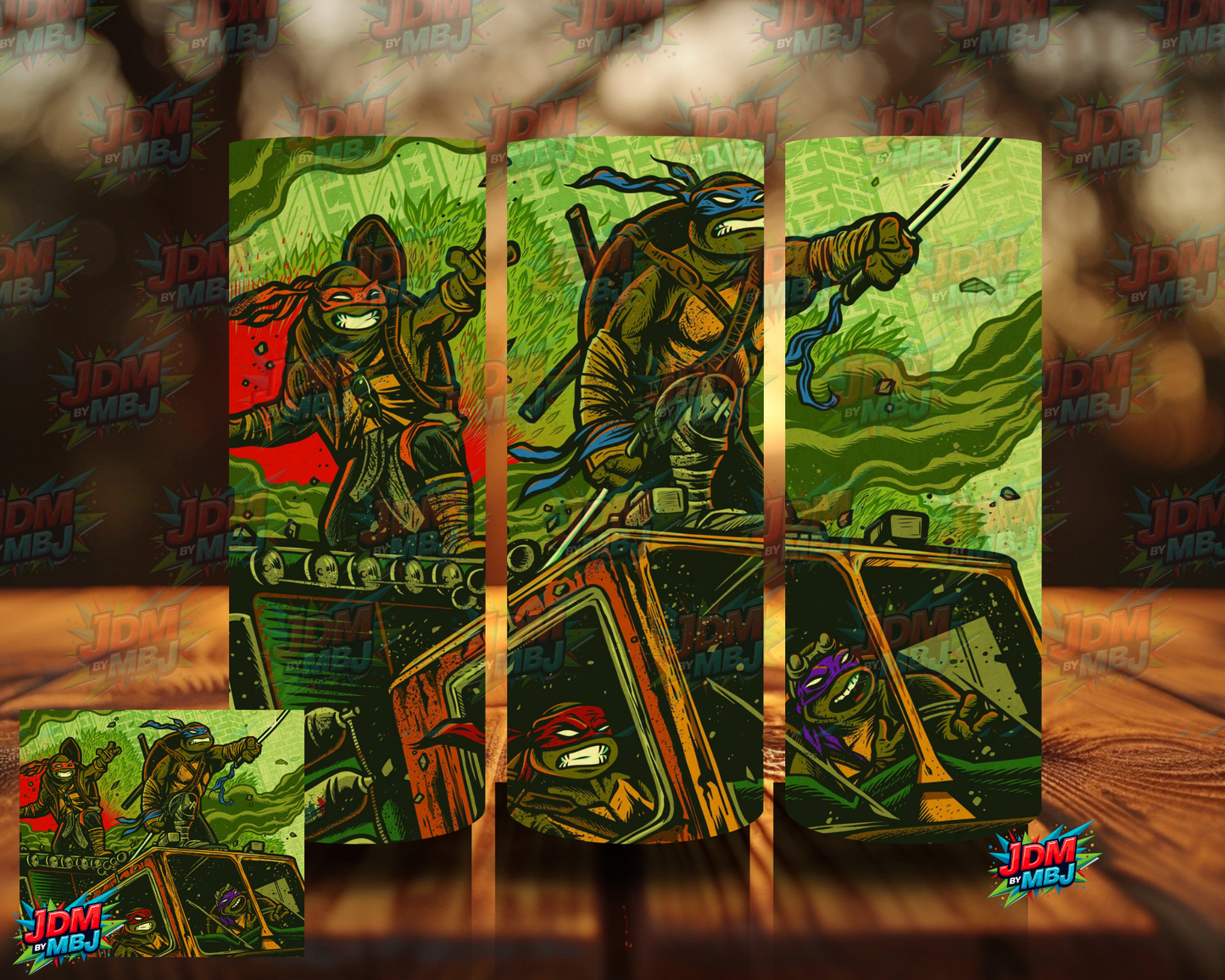 Inspired by Teenage Ninja Turtle Sublimation Prints
