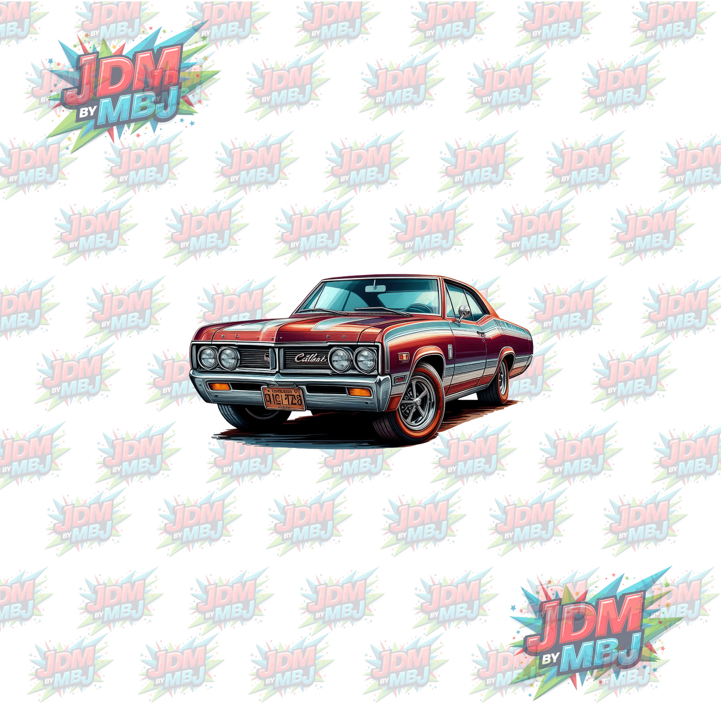 Iron On - Classic Vintage Cars DTF 20cm