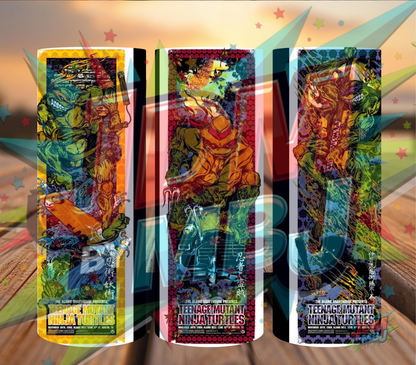 Inspirado en las impresiones de sublimación de las Tortugas Ninja Adolescentes