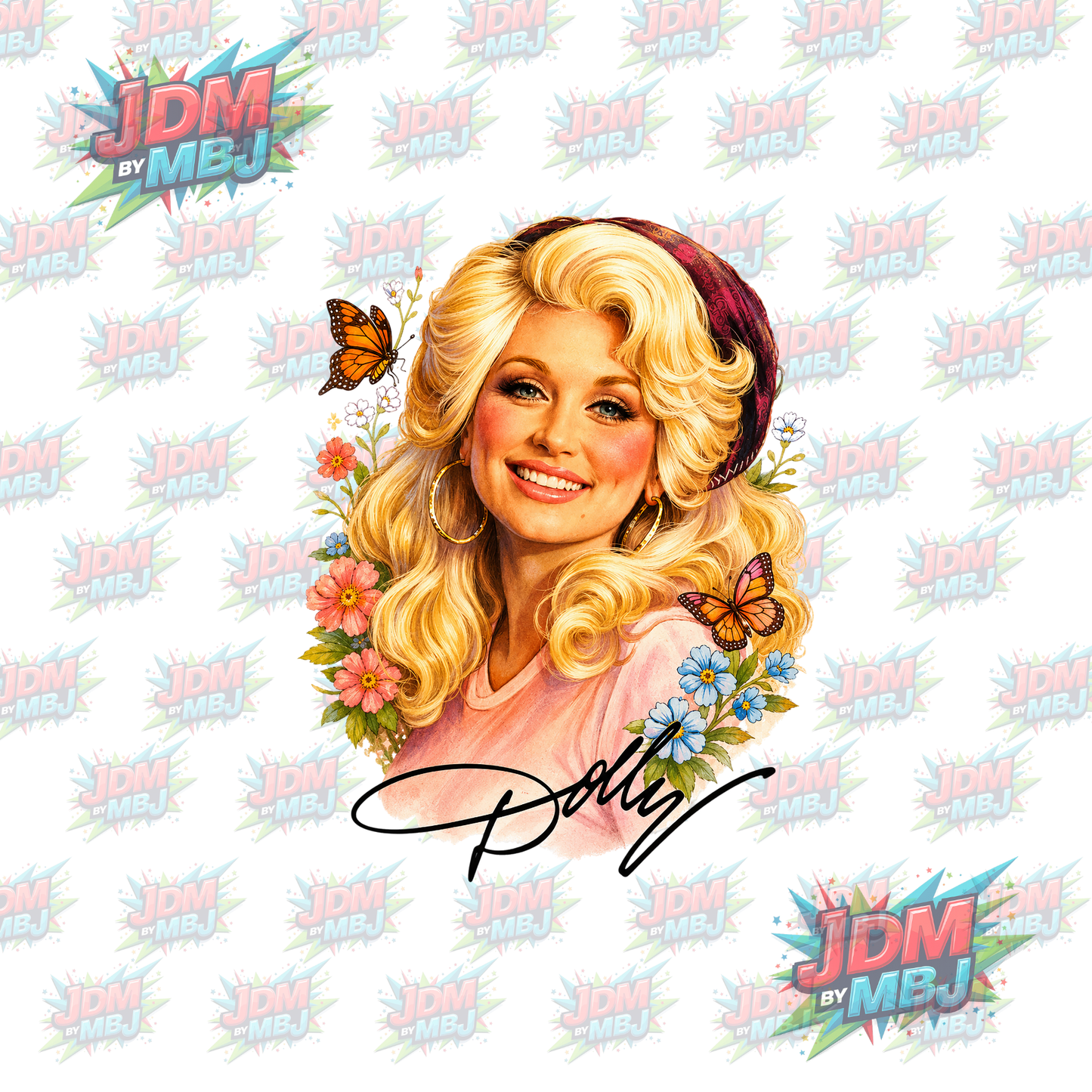 Iron On - Dolly Parton DTF