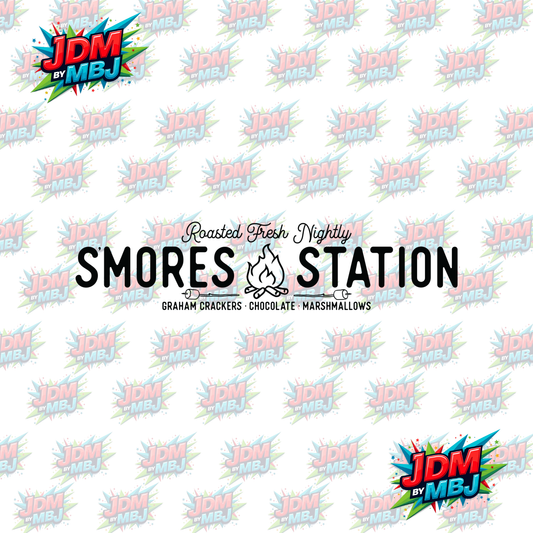 Iron On - Smores Station DTF 20cm