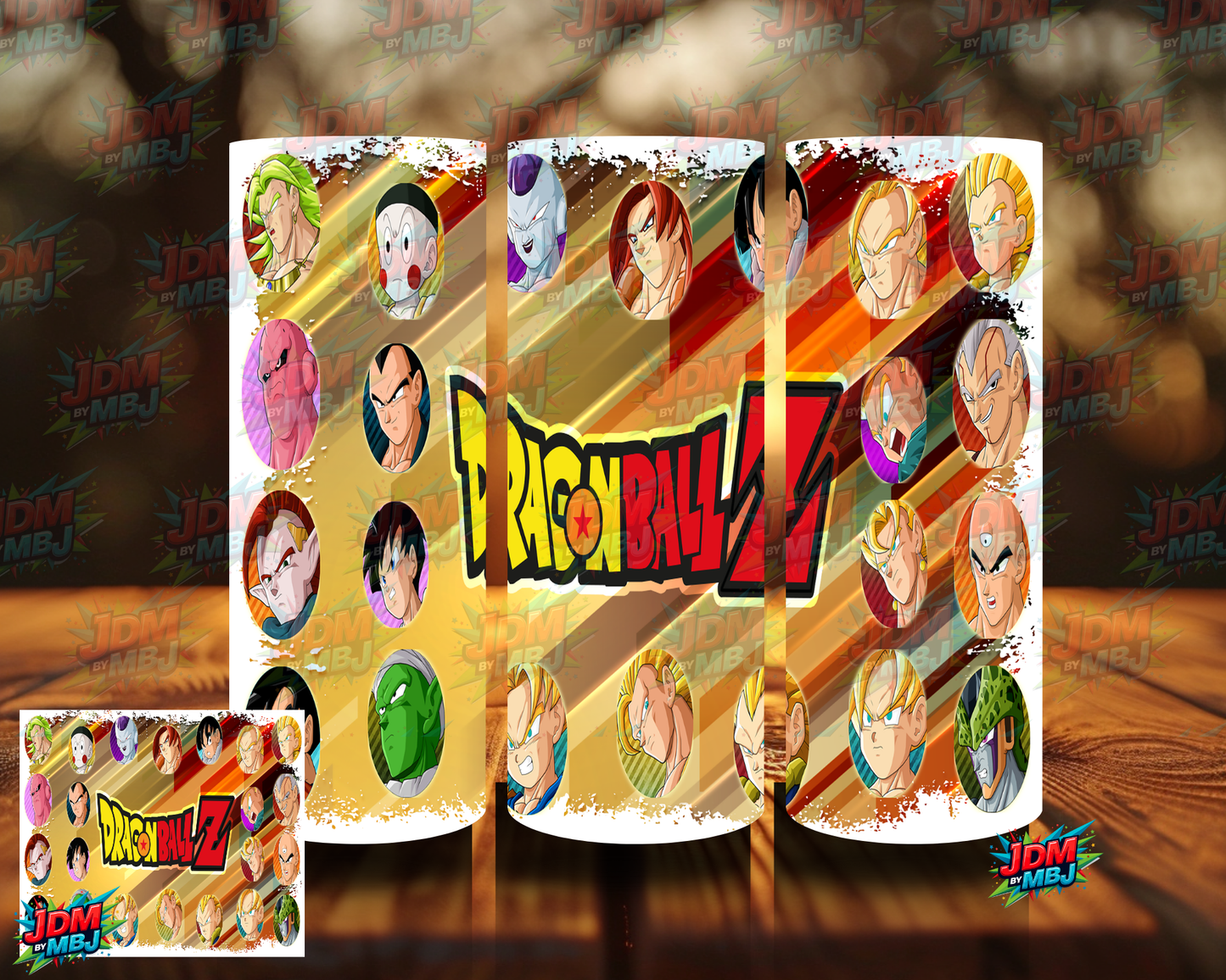 Inspired by Dragon Ball Z Sublimation Prints