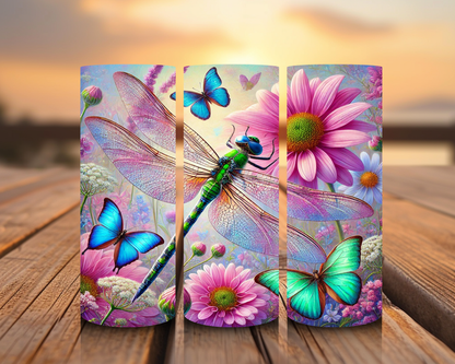 Impresiones de sublimación de aves y mariposas