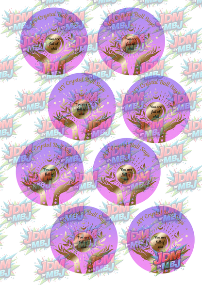 Impresiones de sublimación de posavasos para coche (8 por página)