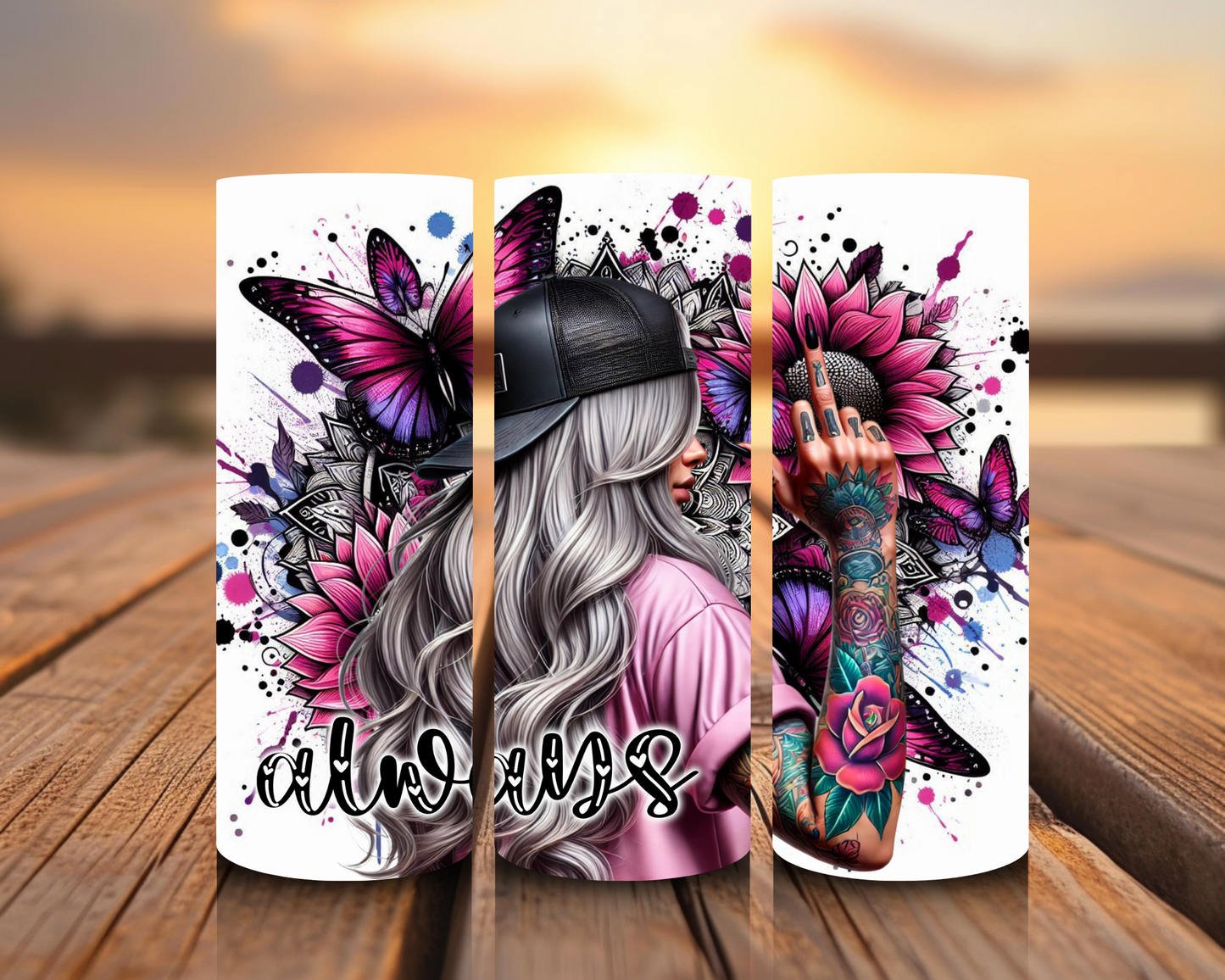 Inspirado en las impresiones de sublimación de Tattoo Girl