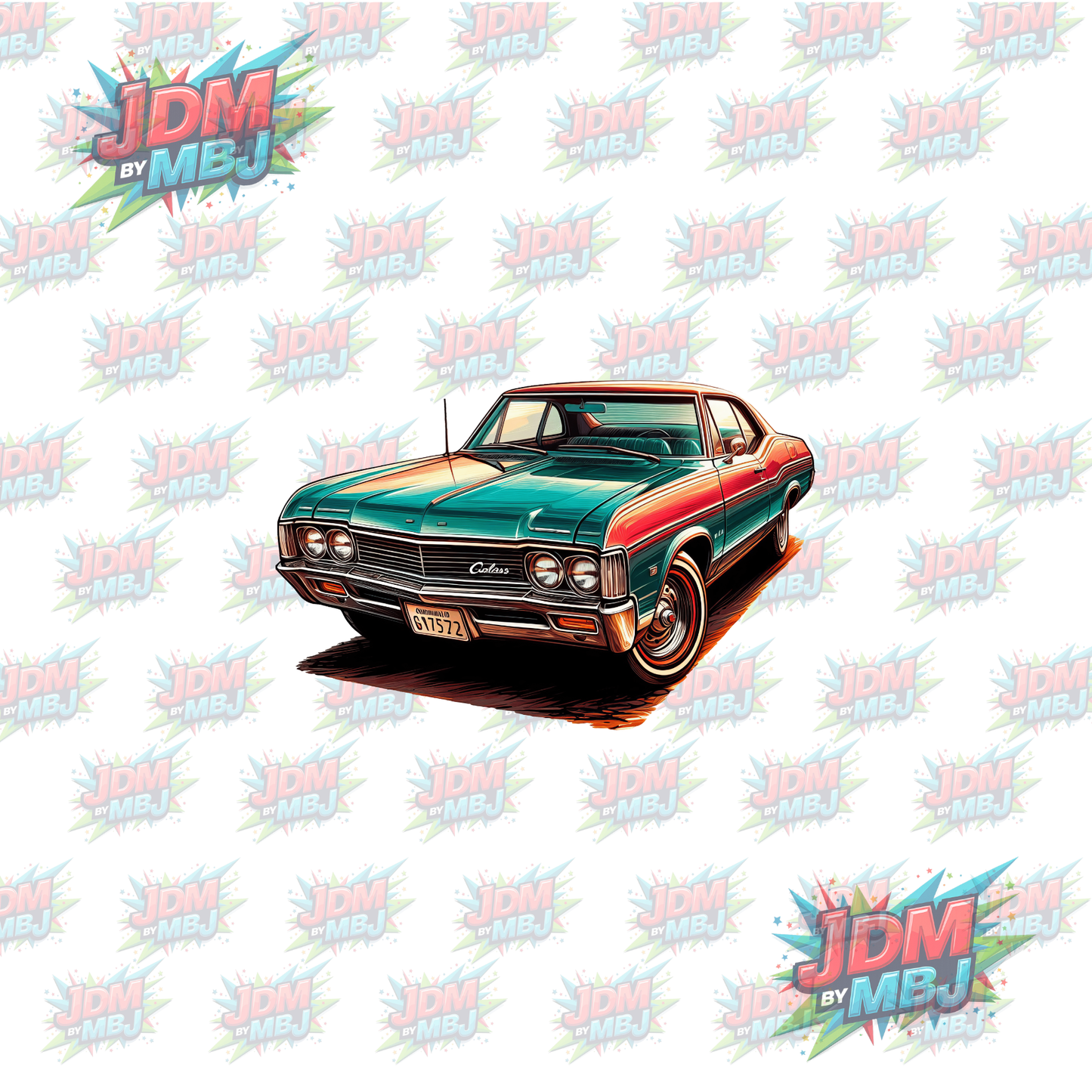 Iron On - Classic Vintage Cars DTF 20cm