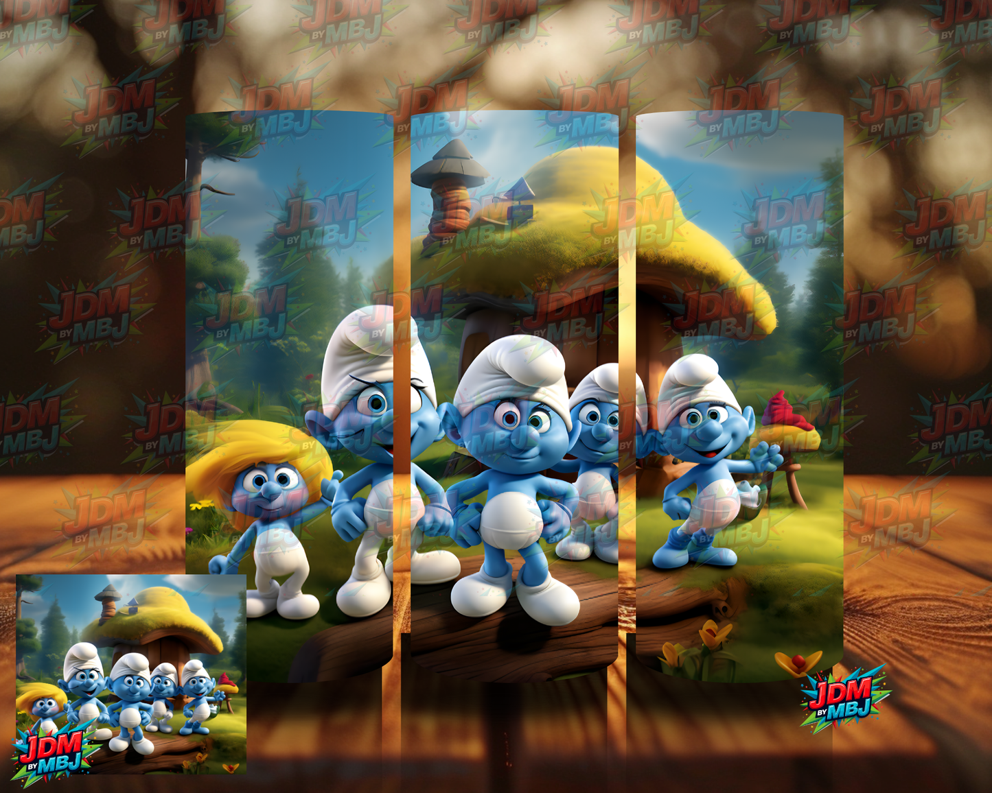 Inspired by Smurf's Sublimation Prints
