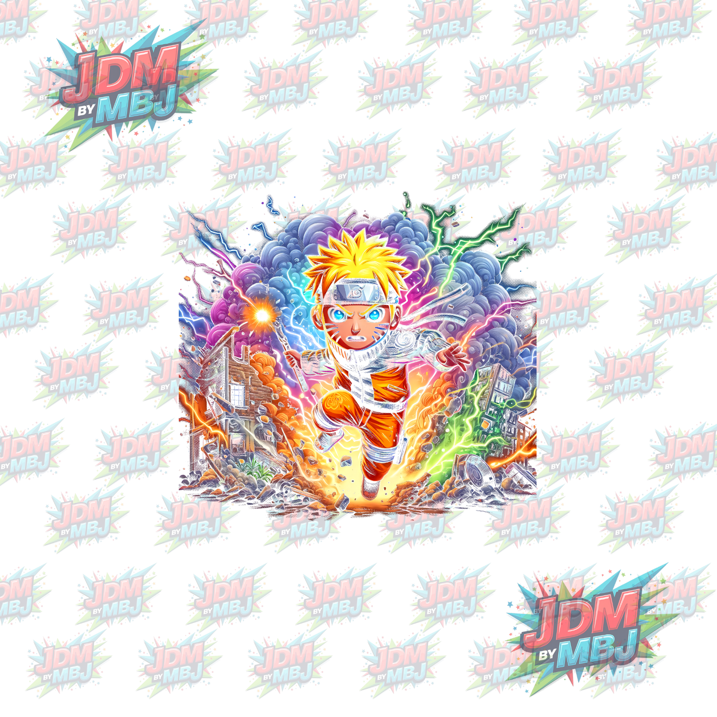 Iron On - Naruto 'Halftone' DTF