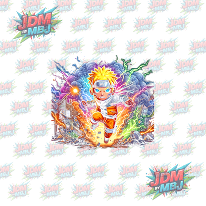 Iron On - Naruto 'Halftone' DTF