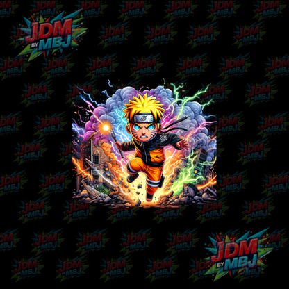 Iron On - Naruto 'Halftone' DTF
