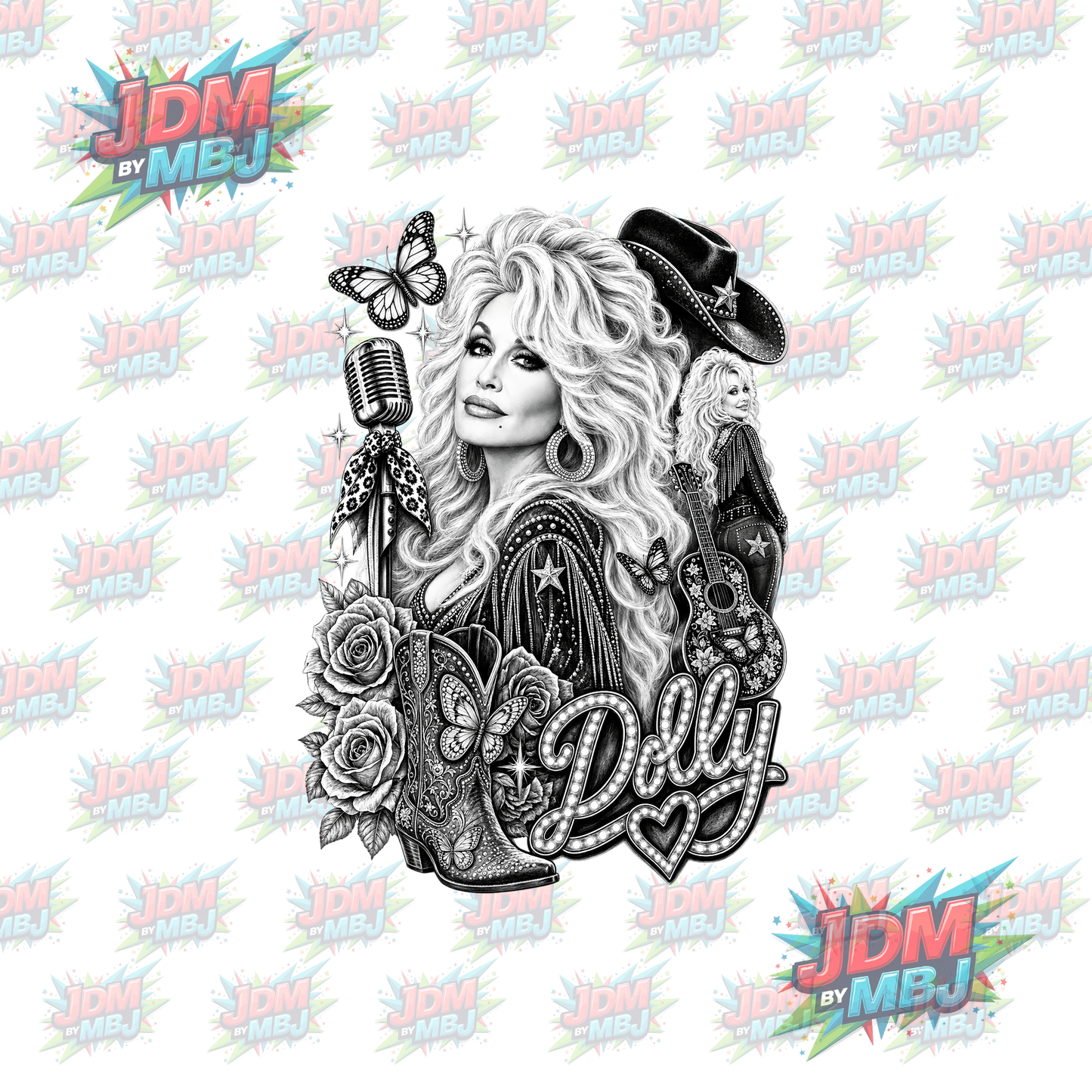 Iron On - Dolly Parton DTF