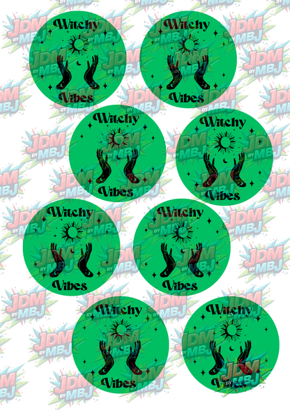 Impresiones de sublimación de posavasos para coche (8 por página)