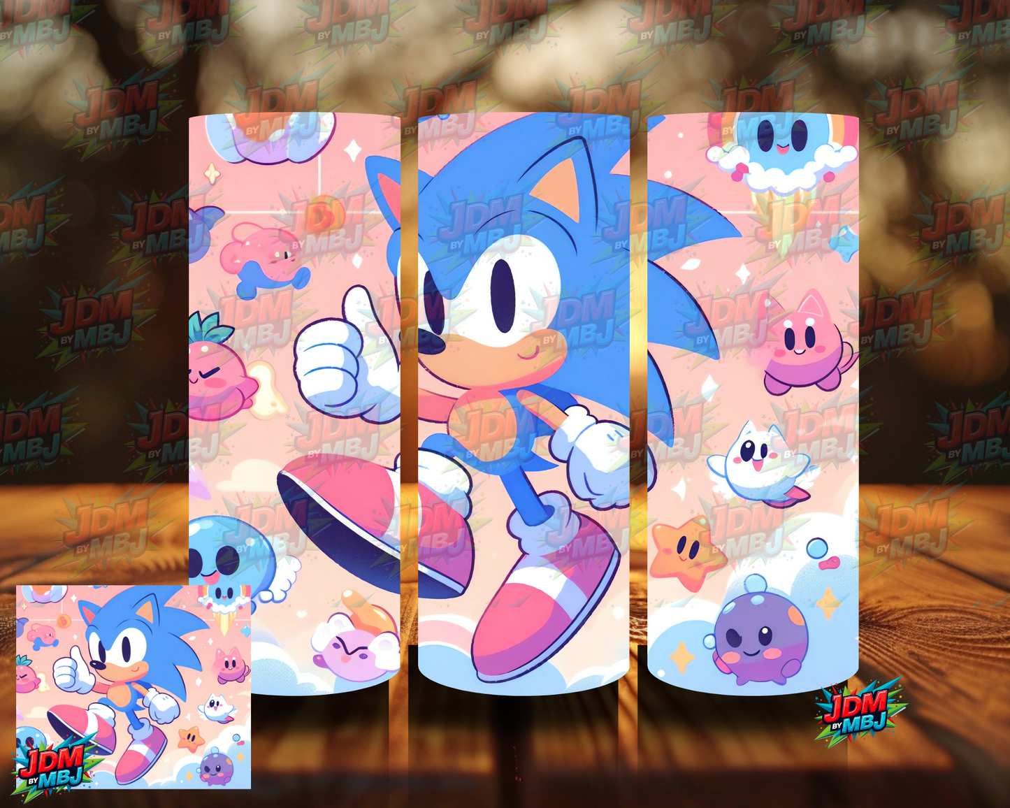 Inspired by Sonic The Hedgehog Sublimation Prints