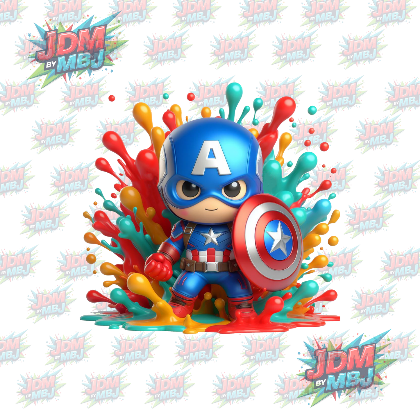 Iron On - Inspired Disney Colour Splash DTF 20cm