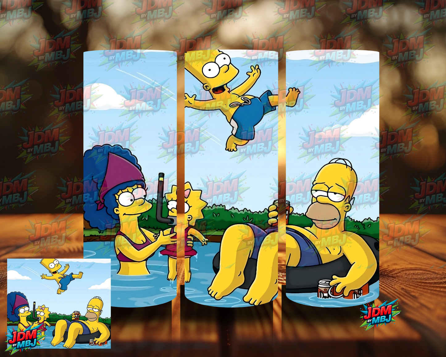 Inspired by The Simpson Sublimation Prints