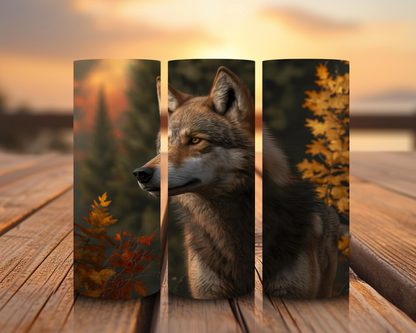 Inspirado en impresiones de sublimación de lobos