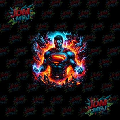 Iron On - Superhero Halftone DTF