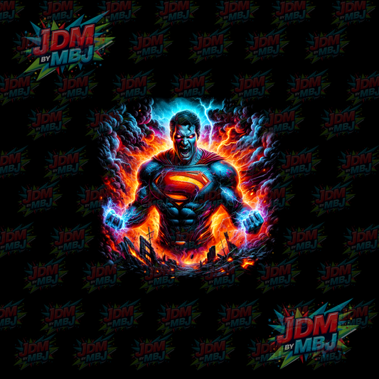 Iron On - Superhero Halftone DTF