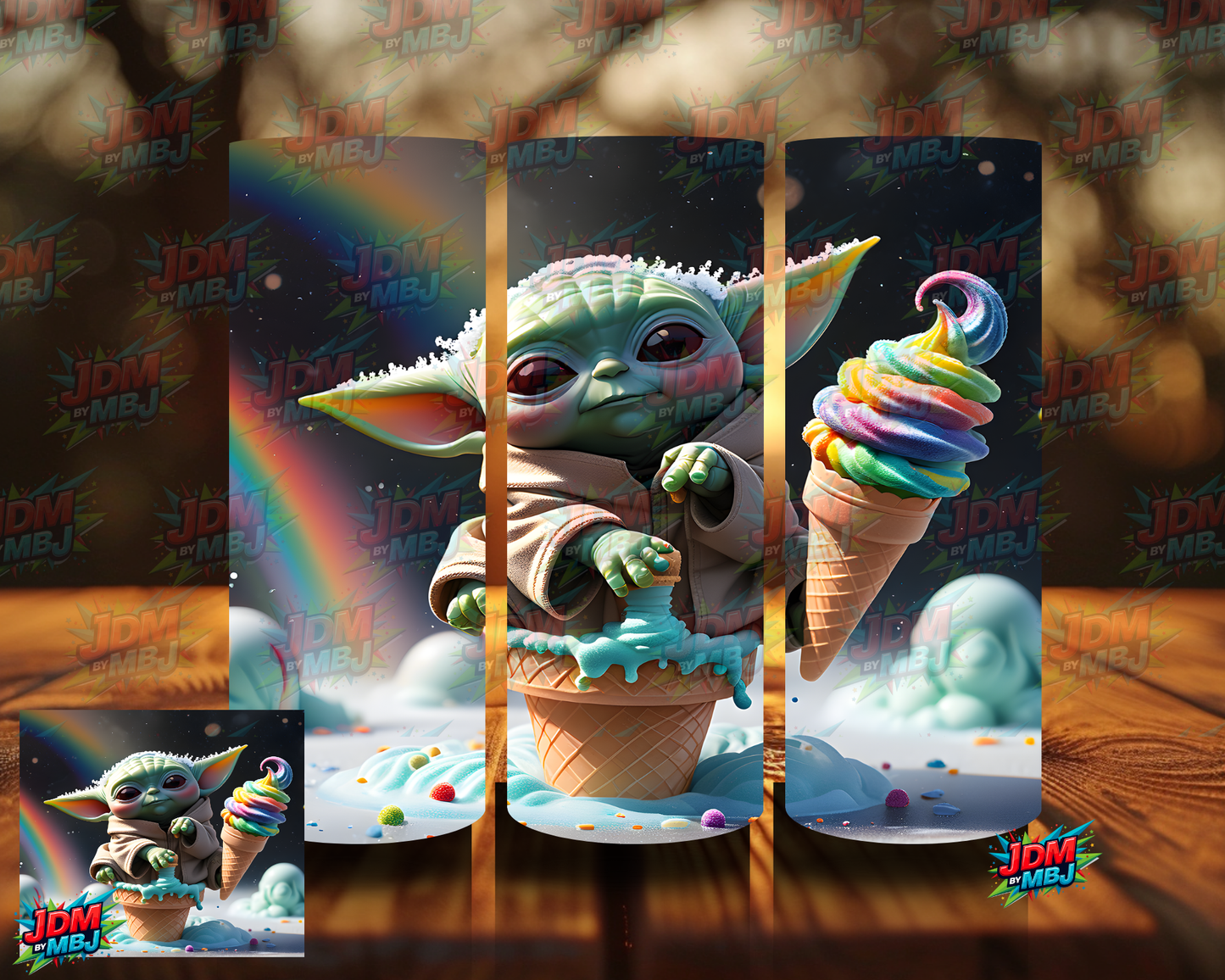 Inspired by Yoda Sublimation Prints