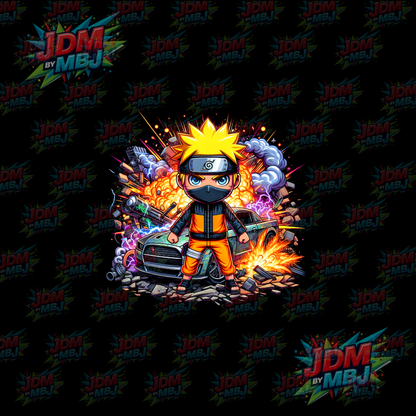 Iron On - Naruto 'Halftone' DTF