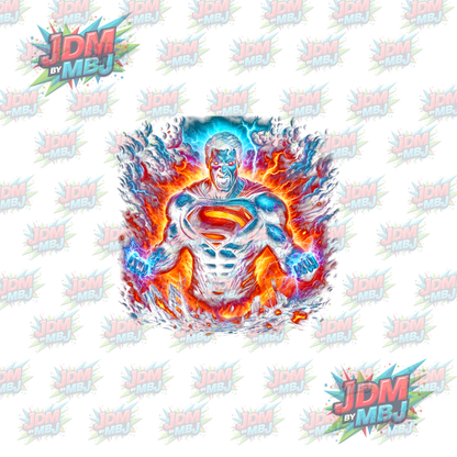 Iron On - Superhero Halftone DTF
