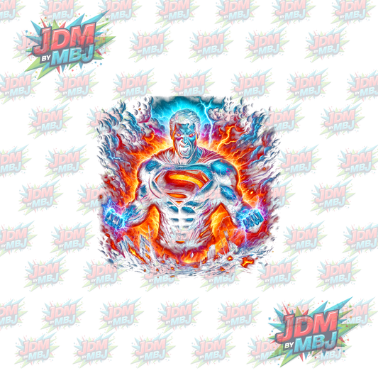 Iron On - Superhero Halftone DTF