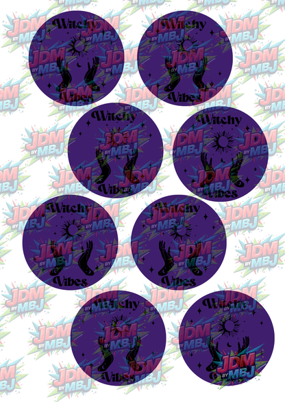 Impresiones de sublimación de posavasos para coche (8 por página)