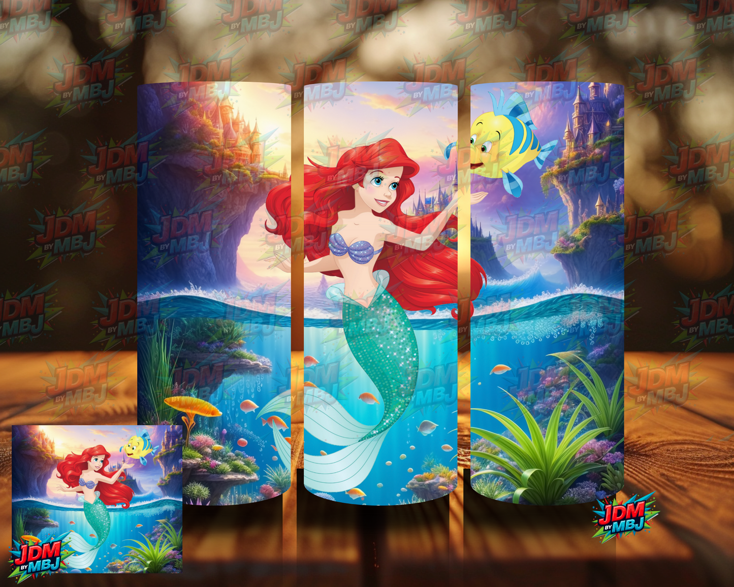 Inspired by The Little Mermaid Sublimation Prints