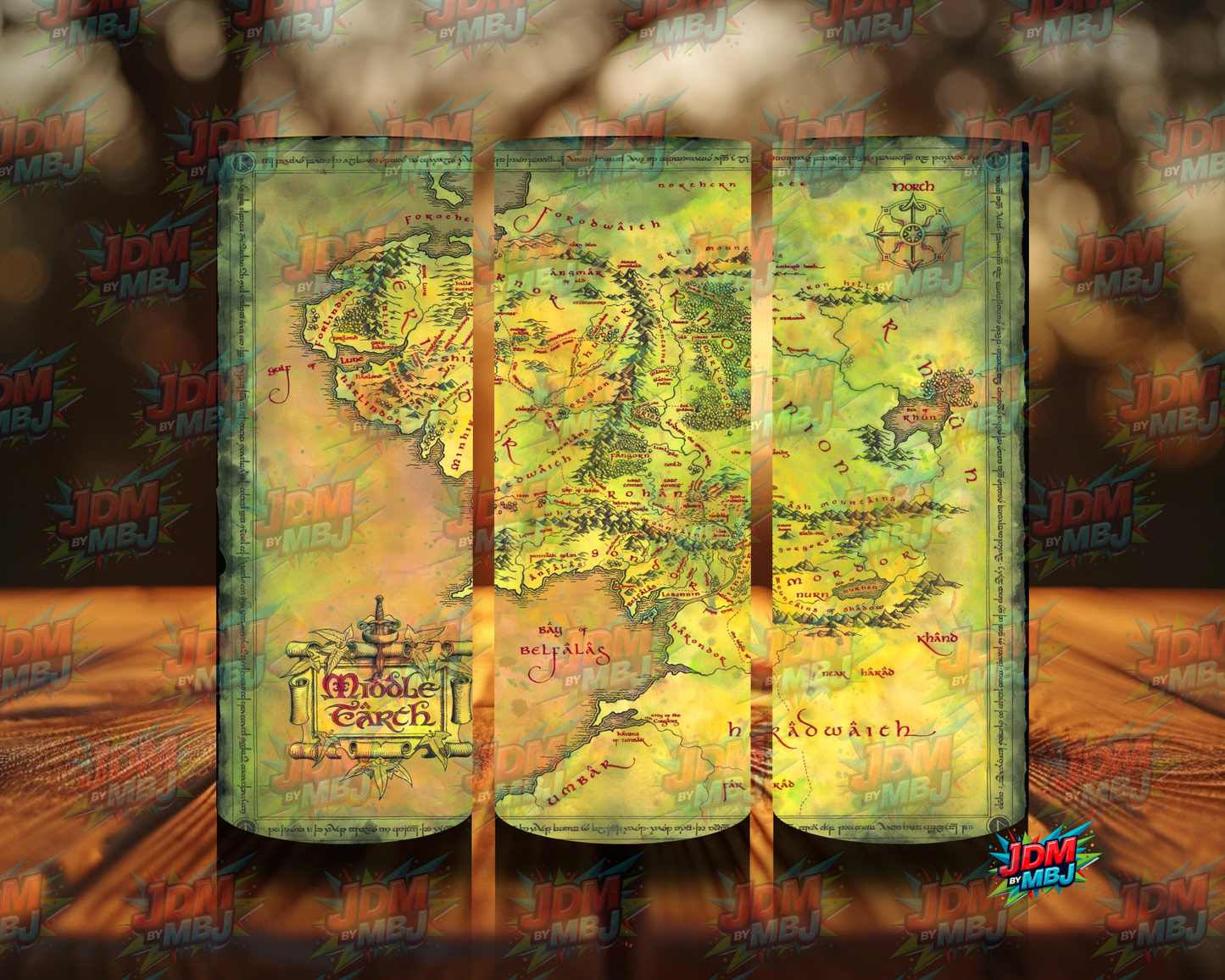 Inspired by World Maps Sublimation Prints