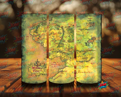 Inspired by World Maps Sublimation Prints