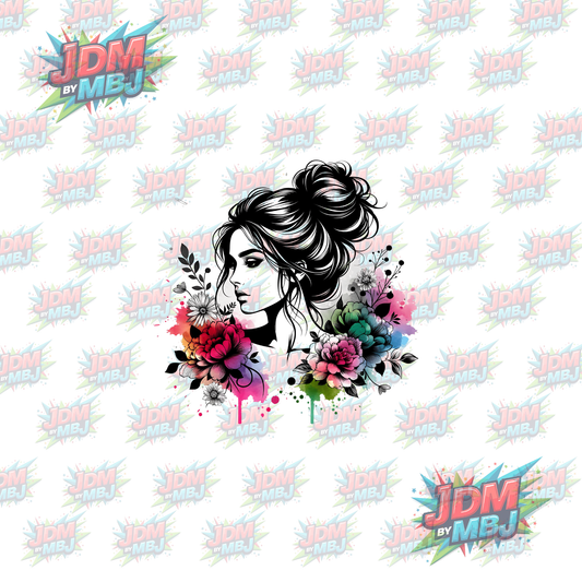 Iron On - Tattoo Girl DTF