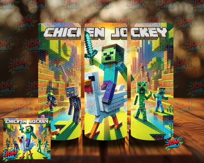 Rhinestone Minecraft 20oz Sublimation Prints