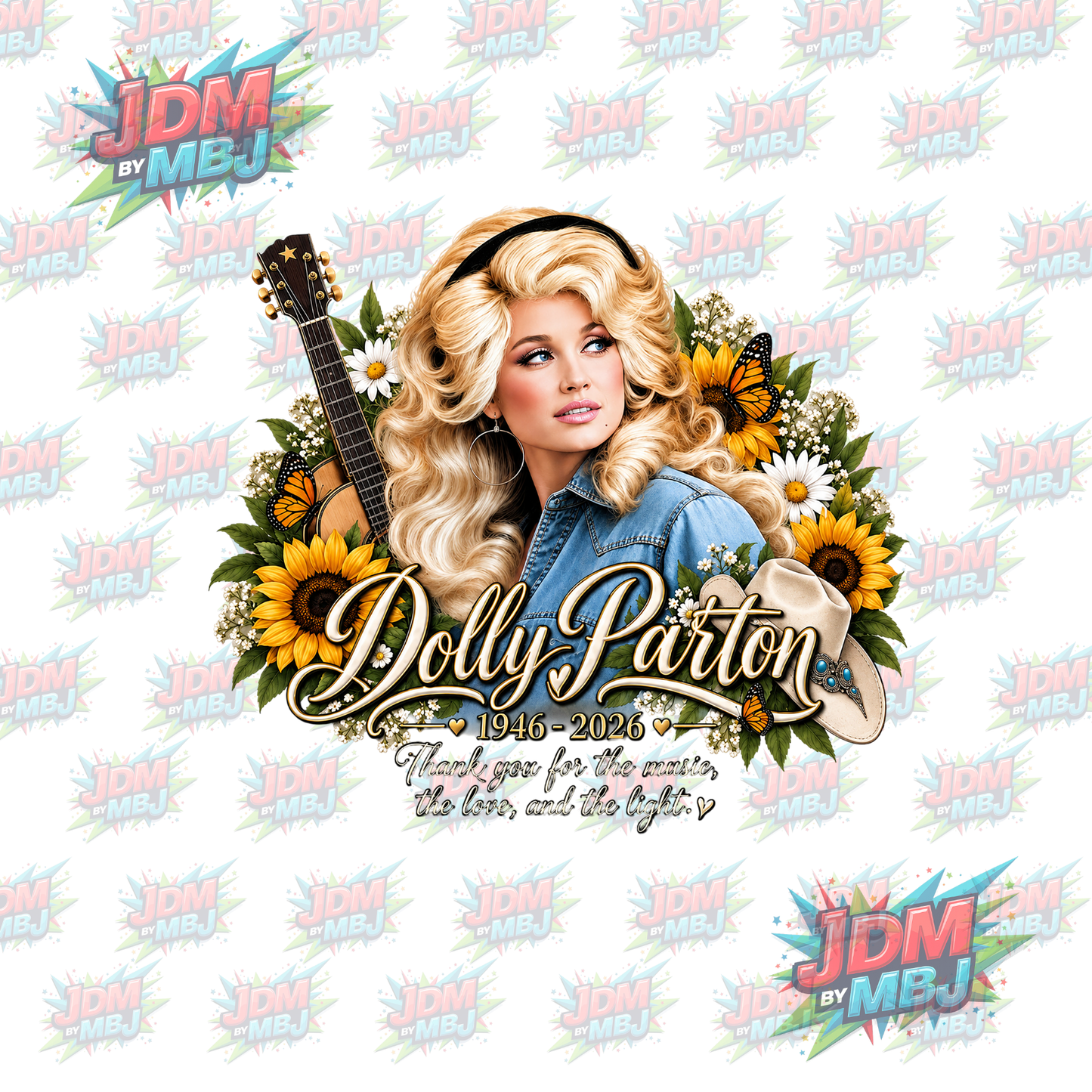 Iron On - Dolly Parton DTF