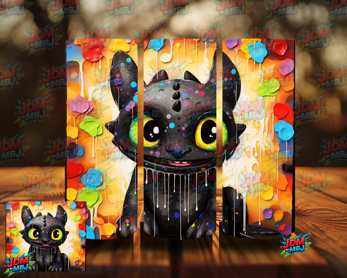 Inspired by Toothless Sublimation Prints