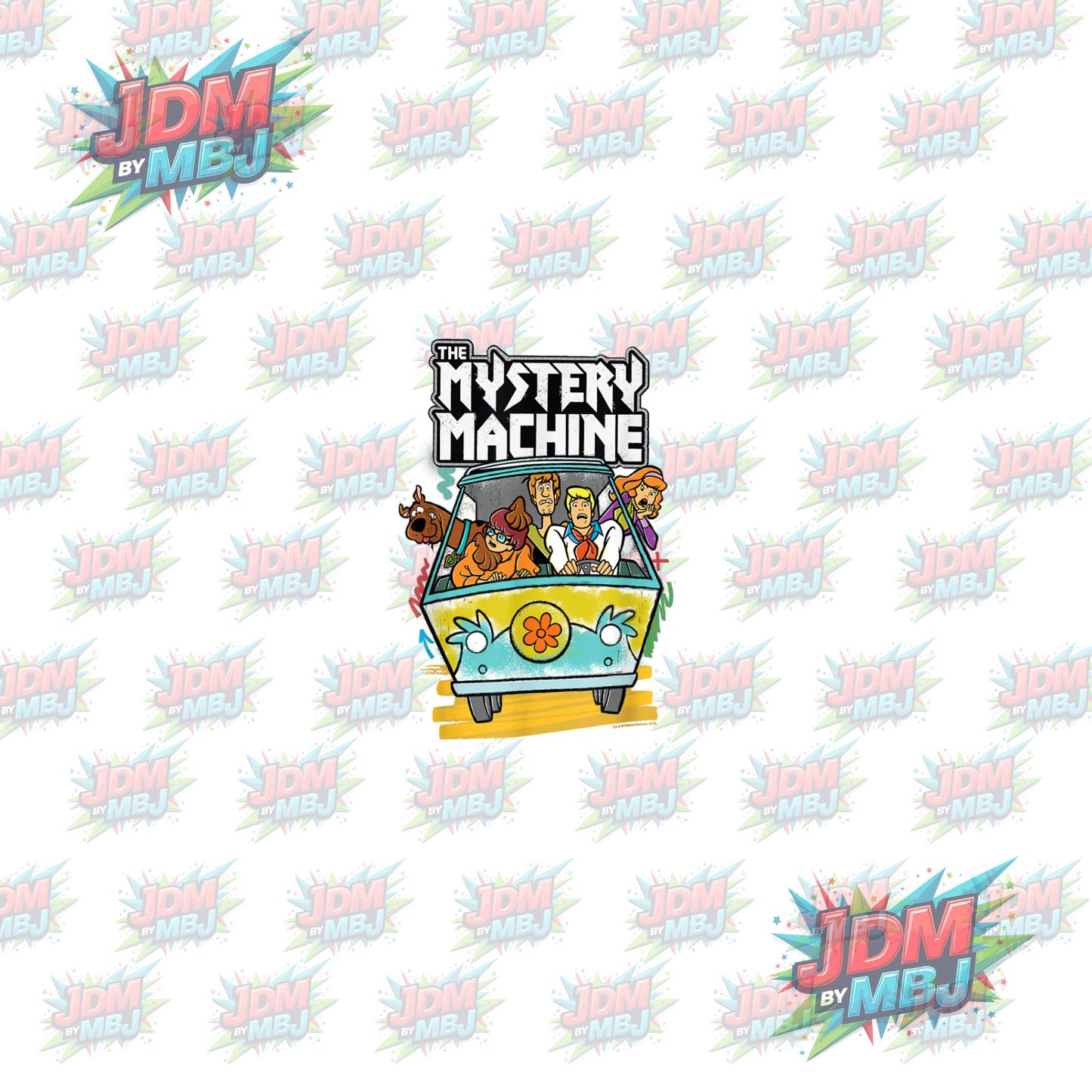 Vinilo termoadhesivo de Scooby Doo (DTF) de 25 cm