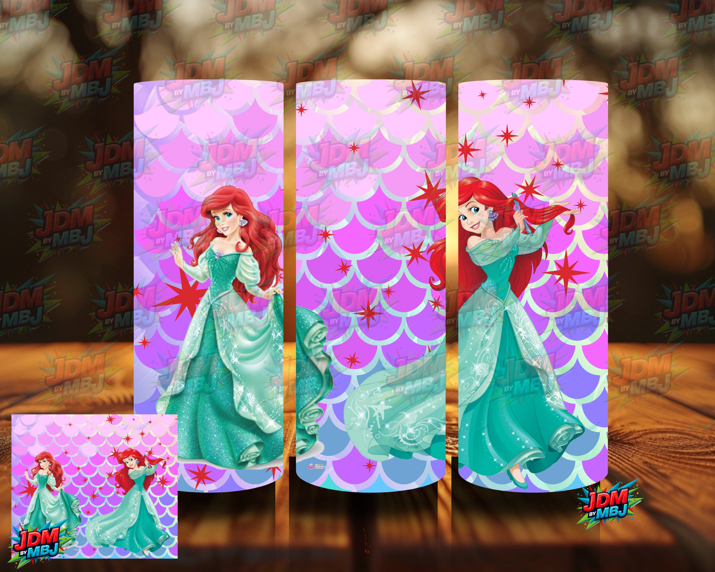 Inspired by The Little Mermaid Sublimation Prints