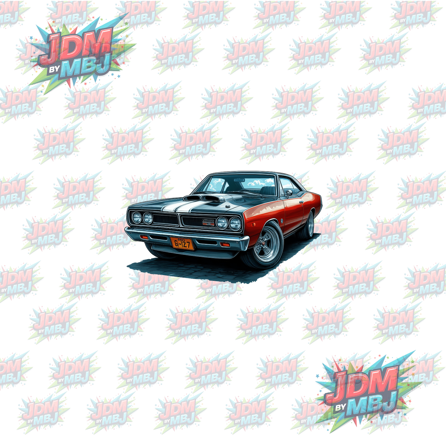 Iron On - Classic Vintage Cars DTF 20cm