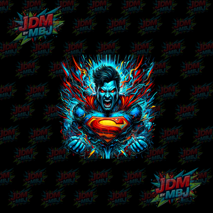 Iron On - Superhero Halftone DTF
