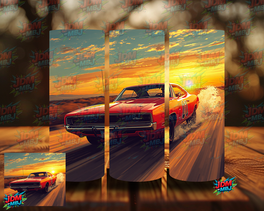 Inspired by General Lee / Dukes of Hazzard Sublimation Prints