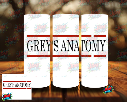 Inspired by Grey Anatomy Sublimation Prints