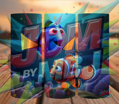 Inspirado en las impresiones de sublimación de Buscando a Nemo