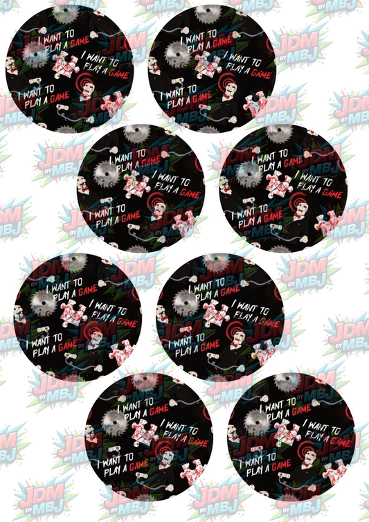 Inspired by I Want To Play A Game Coasters Sublimation Prints