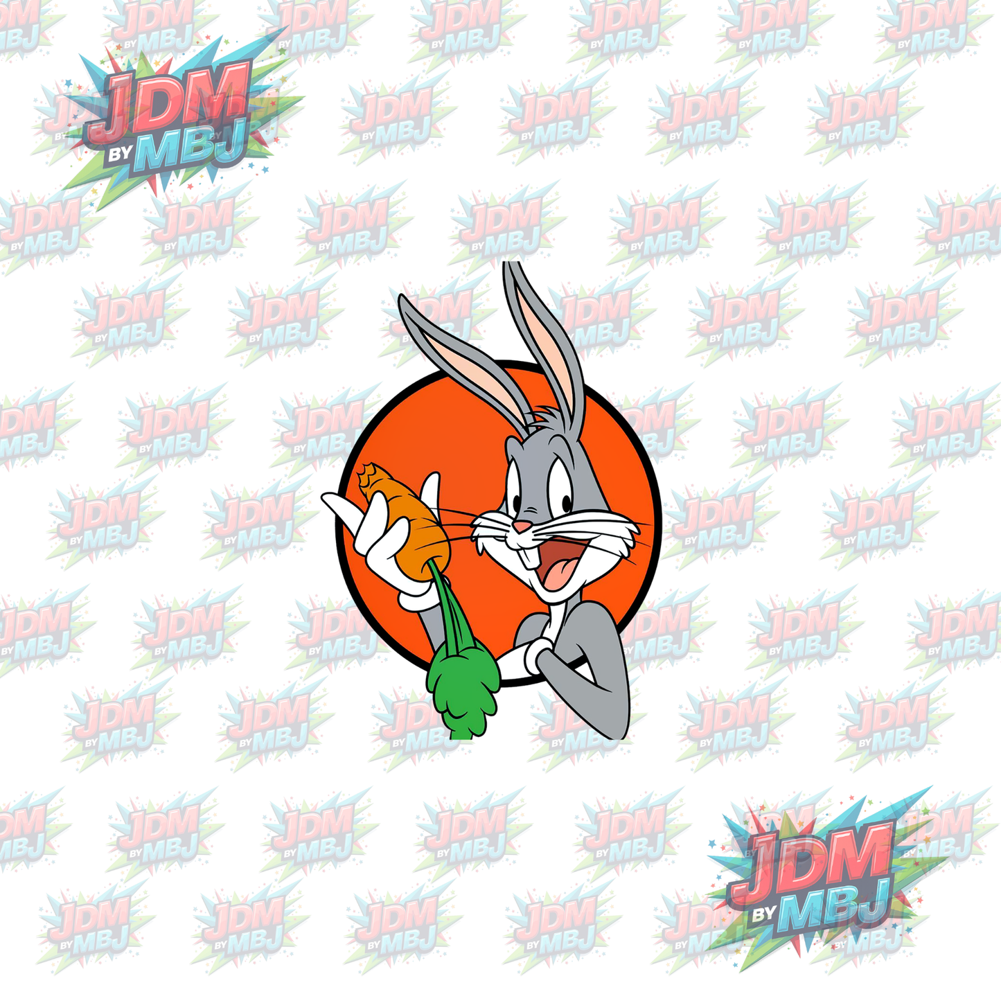 Pegatina termoadhesiva de Looney Tunes (25 cm)
